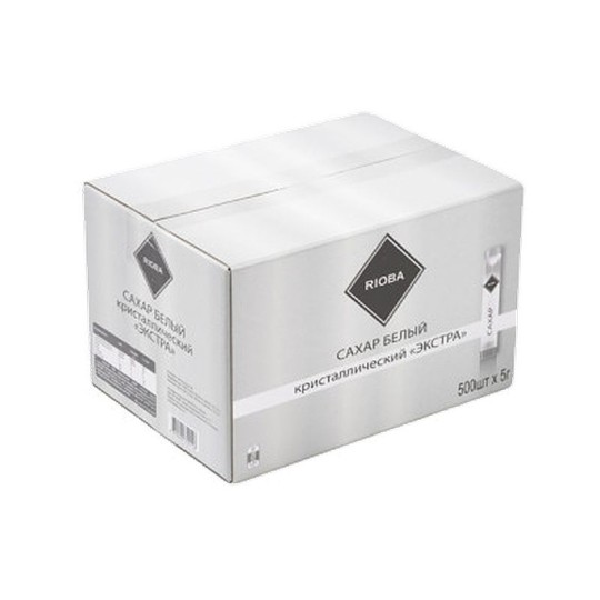 Сахар белый RIOBA в стиках, 5 г