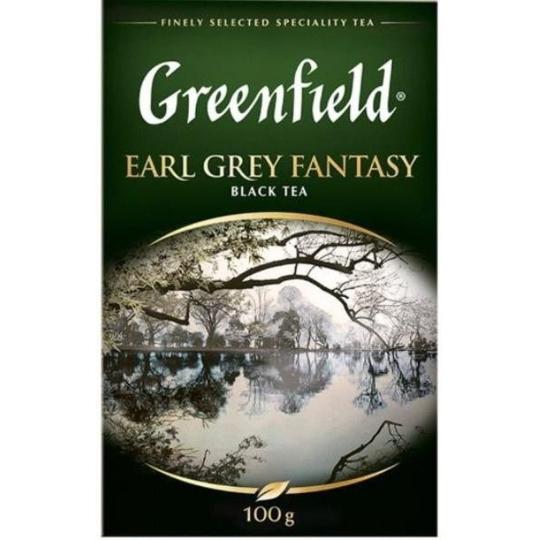GREENFIELD| чай черный цейлонский, байховый  "EARL GREY FANTASY" 100г
