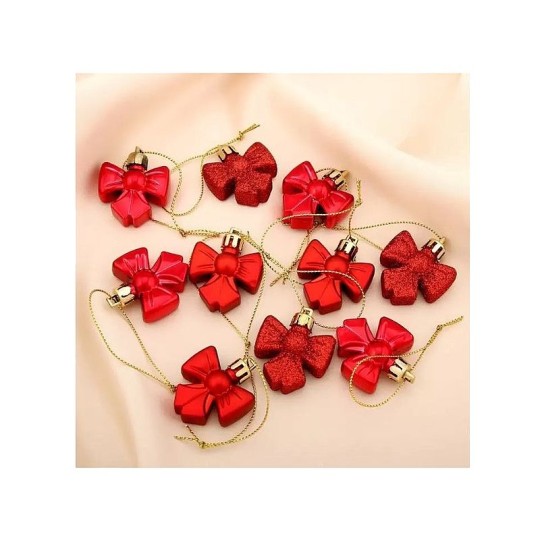 БАНТ 10ШТ 4Х3,5СМ КРАСНЫЙ 4192768