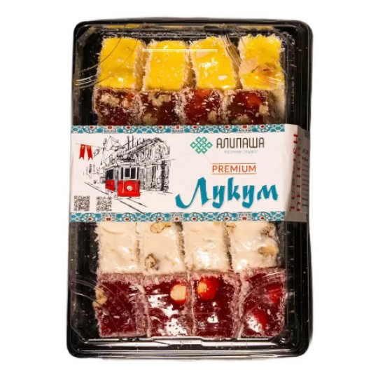 РАХАТ ЛУКУМ QADIA ФРУКТОВОЕ АССОРТИ 400Г КАРТ/УП