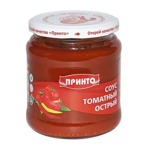 Соус ПРИНТО Томатный острый 460 Г