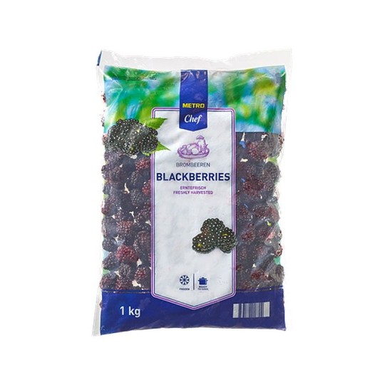 Ежевика Metro Chef замороженная, 1 кг.