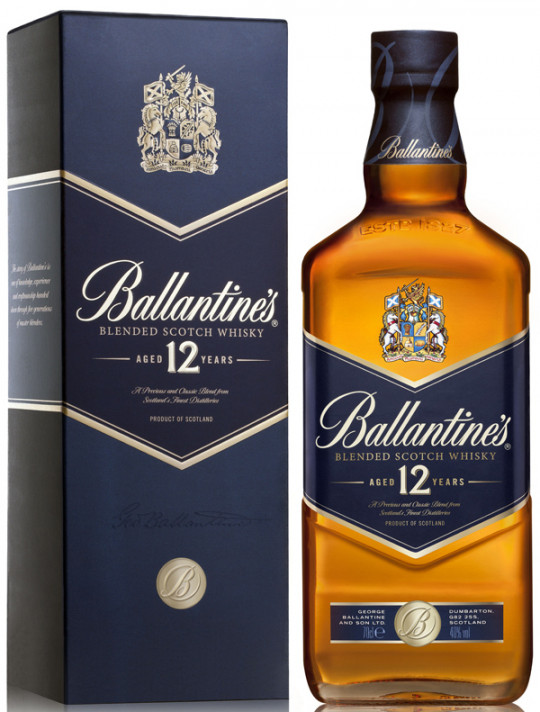 Виски Ballantine's 12 лет выдержки 0,7 л