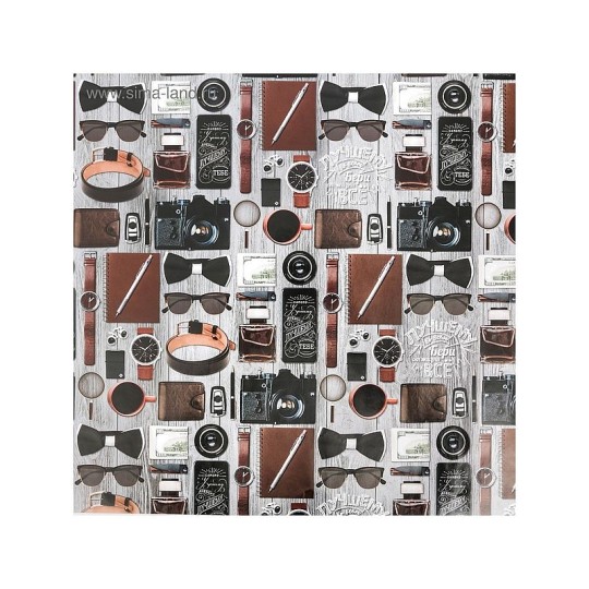 БУМАГА УПАКОВОЧНАЯ ГЛЯНЦЕВАЯ «БЕРИ ВСЁ», 50 × 70 СМ 3413607