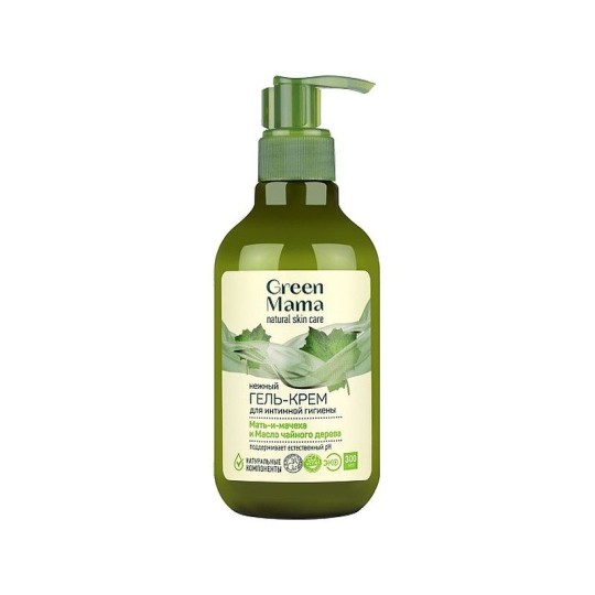ГЕЛЬ Д/ИНТИМНОЙ ГИГИЕНЫ GREEN MAMA МАТЬ-И-МАЧЕХА И МАСЛО ЧАЙНОГО ДЕРЕВА 300МЛ