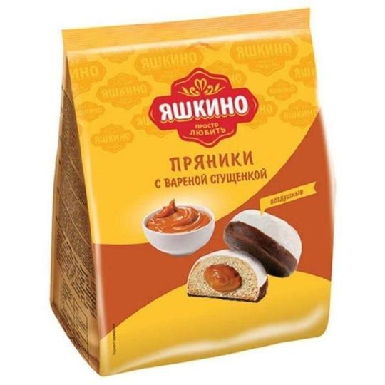 Пряники Яшкино с вареной сгущенкой, 350г