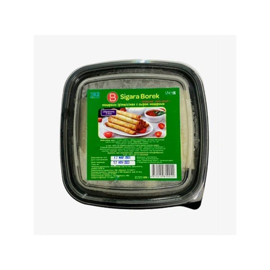 ТЕСТО SIGARA BOREK С СЫРОМ МОЦАРЕЛЛА 400ГР КОНТ