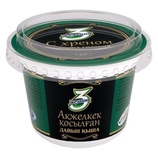 Горчица 3 Желания с хреном 130 г