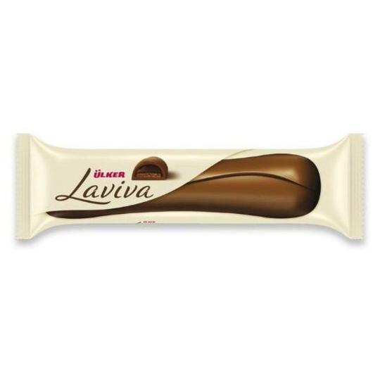 БАТОНЧИК LAVIVA С МОЛ ШОК НАЧИНК ИЗ ТЕМН ШОК И КАКАО 35ГР