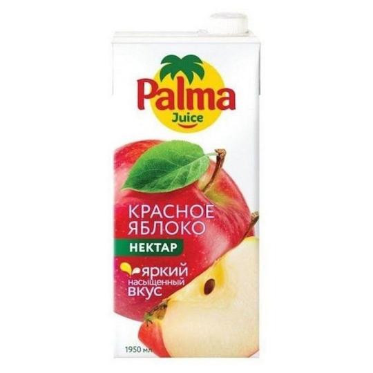 Palma напиток сокосодержащий Красное яблоко апорт 1,950 л.