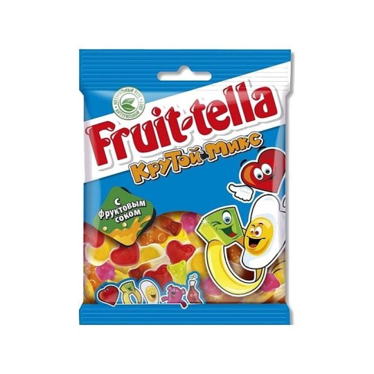 Жевательный мармелад FRUITTELLA Крутой микс 70Г