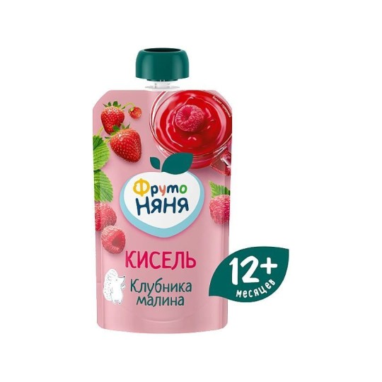 КИСЕЛЬ ФРУТО НЯНЯ КЛУБНИКА И МАЛИНА 130МЛ