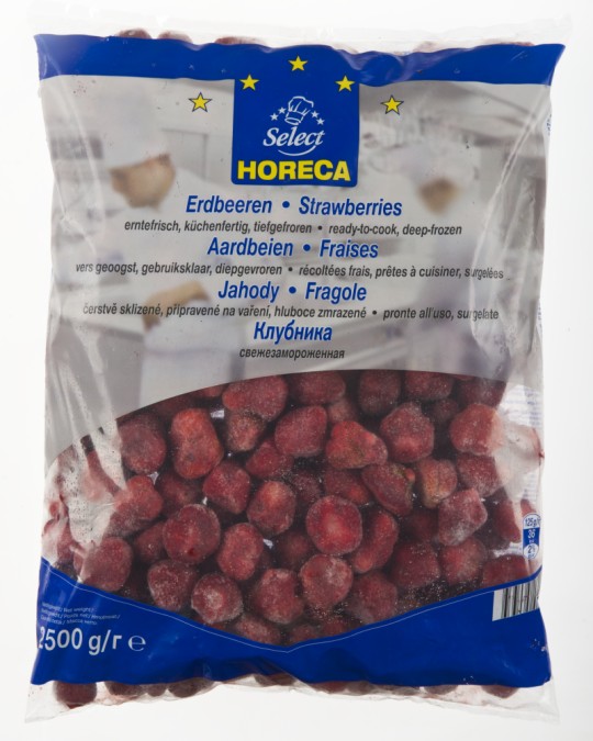 Клубника свежезамороженная Horeca select 2,5КГ