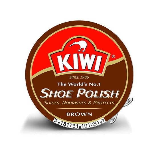 Крем для обуви KIWI коричневый, 50мл