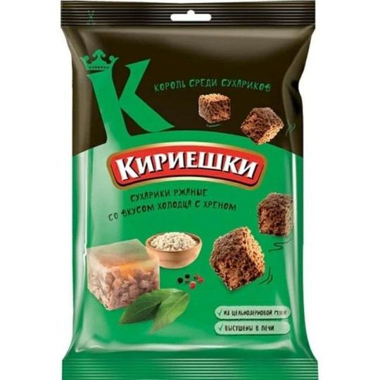 Сух Кириешки ржан 100г/28 Холодец с хреном