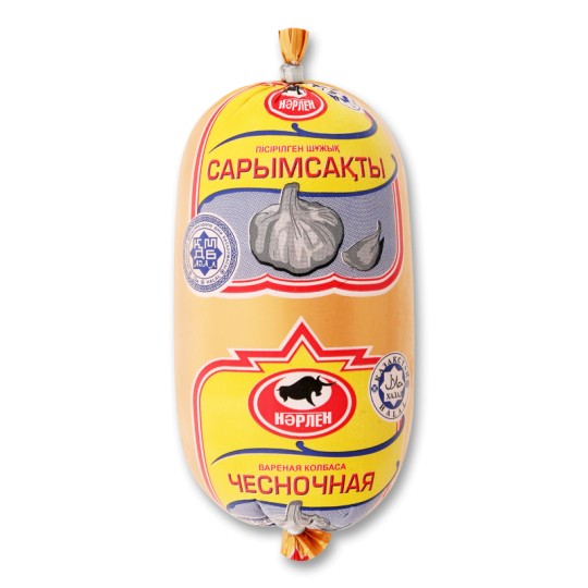 КОЛБАСА NARLEN ЧЕСНОЧНАЯ 1/С ВАР 400 Г