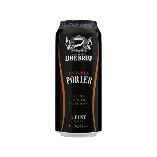 ПИВО LINE BREW CARAMEL PORTER 5,5% 0,568Л Ж/Б