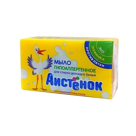 Мыло хозяйственное Аистенок для стирки детского белья 200 г