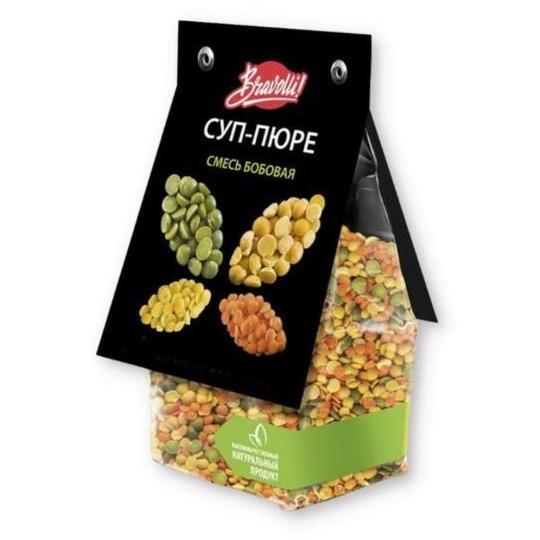 Bravolli Смесь бобовая Суп-пюре 350 г./12/