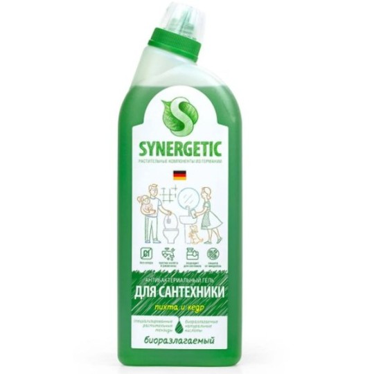 Synergetic|для сантехники «Пихта и кедр» 0,7л