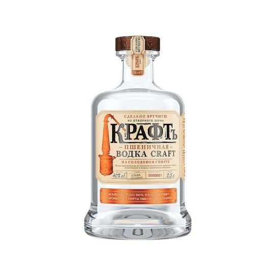  Водка Крафтъ пшеничная 0,5 л