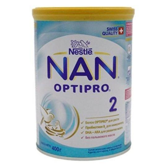 Молочная смесь NAN 2 Optipro с 6месяцев 400 гр
