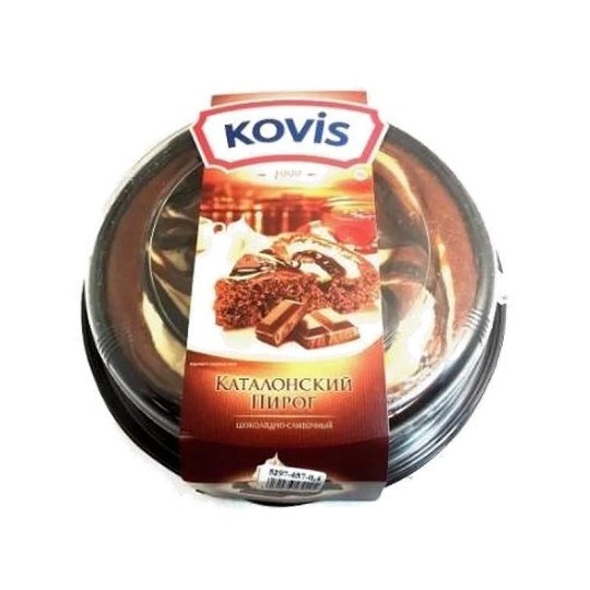 Пирог "Kovis" Каталонский пирог, шоколадно-сливочный, 400 гр 