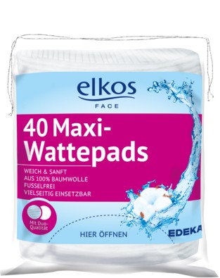 ELKOS ВАТНЫЕ ДИСКИ MAXI 40 ШТ