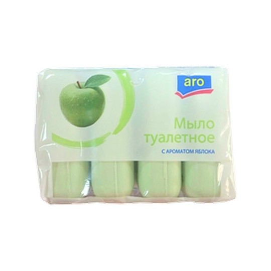  МЫЛО КУСК ЯБЛОКО ARO 4Х75Г