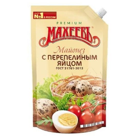  Майонез МАХЕЕВЪ с перепелиным яйцом  770 грамм