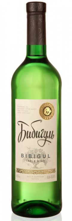 Вино Бибигуль Бахус белое полусухое 0,75 л (Казахстан)