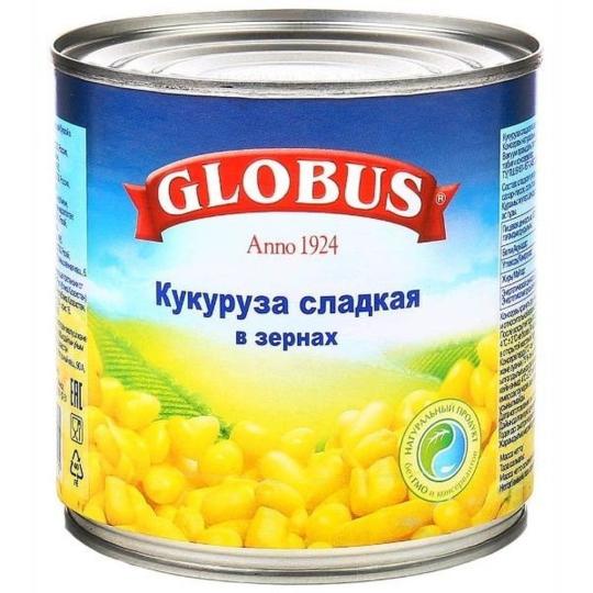 Кукуруза сладкая Globus 400 гр