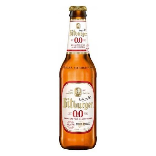 ПИВО BITBURGER DRIVE СВЕТЛОЕ Б/АЛК 0,33Л СТ/Б