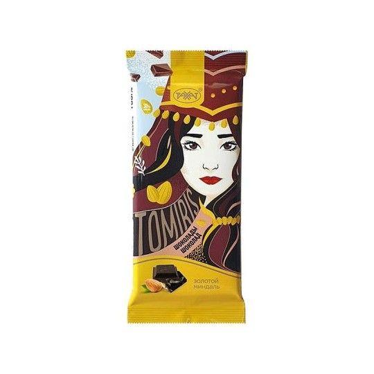 100Г ШОК TOMIRIS ЗОЛ МИНДАЛЬ