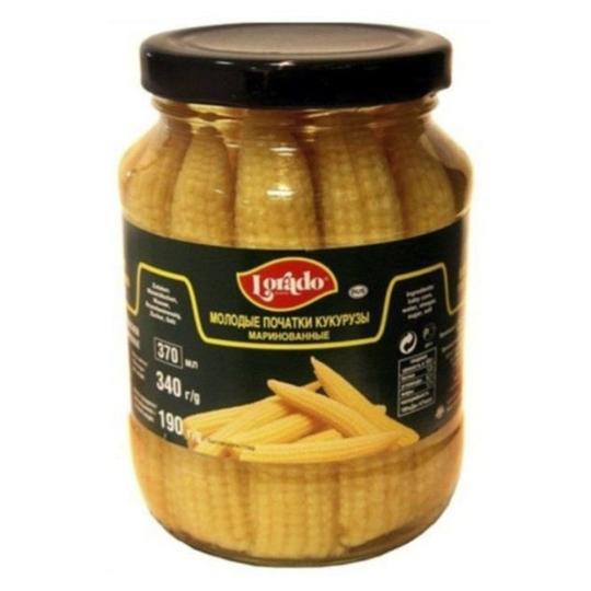Початки кукурузы Lorado маринованные 370 мл