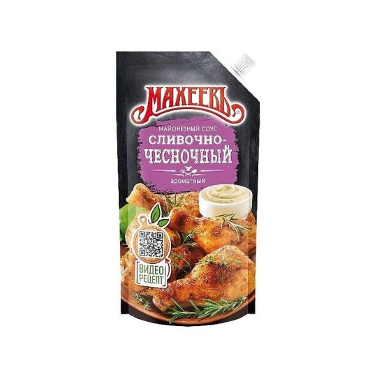 190Г СОУС СЛИВ-ЧЕСН МАХЕЕВЬ