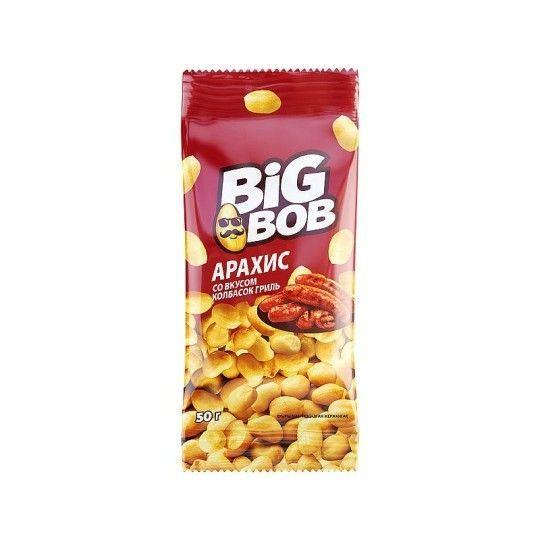 Арахис Big Bob со вкусом колбасок гриль 50г