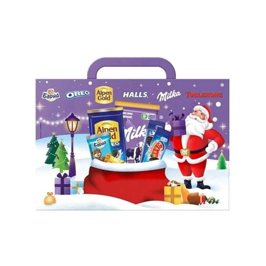  НАБОР ПОДАРОЧНЫЙ БАРНИ БОЛЬШОЙ НОВОГОДНИЙ МИКС 430Г КАРТ/УП