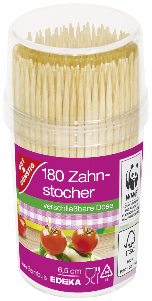 EDEKA GG ЗУБОЧИСТКИ 180ШТ