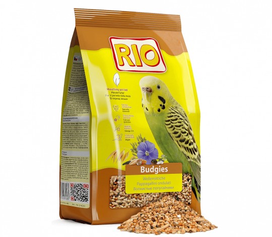 Корм для волнистых попугаев Rio Рацион в период линьки 1кг