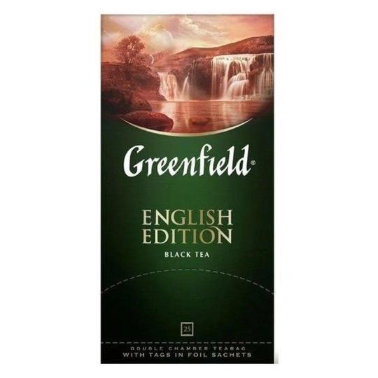 GREENFIELD|чай пакетированный  "ENGLISH EDITION"  25 пакетиков