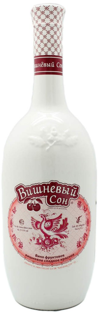 Вино красное Вишневый сон вишневое полусладкое 0,75 л (Молдова)