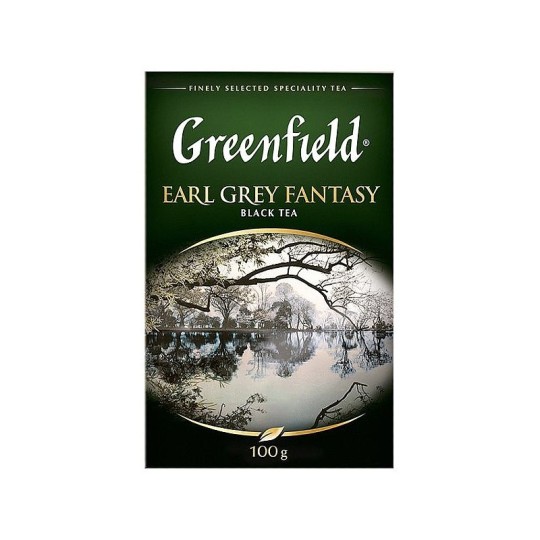 GREENFIELD| чай черный цейлонский, байховый  "EARL GREY FANTASY" 100г