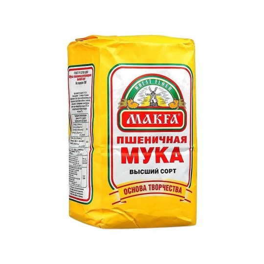 Мука Макфа пшеничная высший сорт, 2кг